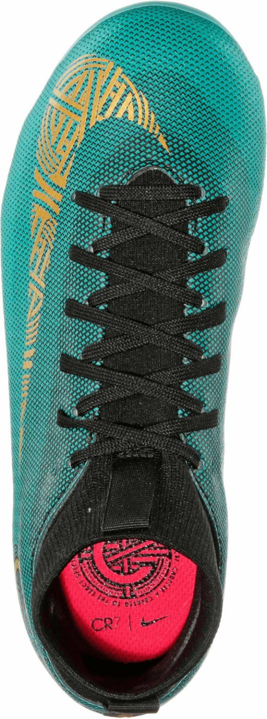 Nike Mercurial Superfly VI CR7 Academy MG Jr clear jade/metallic vivid gold/black Calzado deportivo