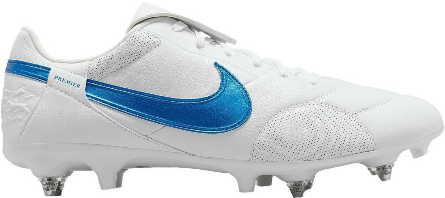 Nike Premier 3 SG-Pro (HM0273) white/signal blue Calzado deportivo