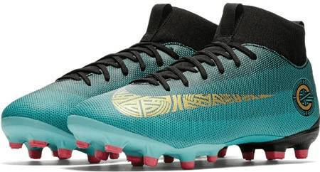 Nike Mercurial Superfly VI CR7 Academy MG Jr clear jade/metallic vivid gold/black Calzado deportivo